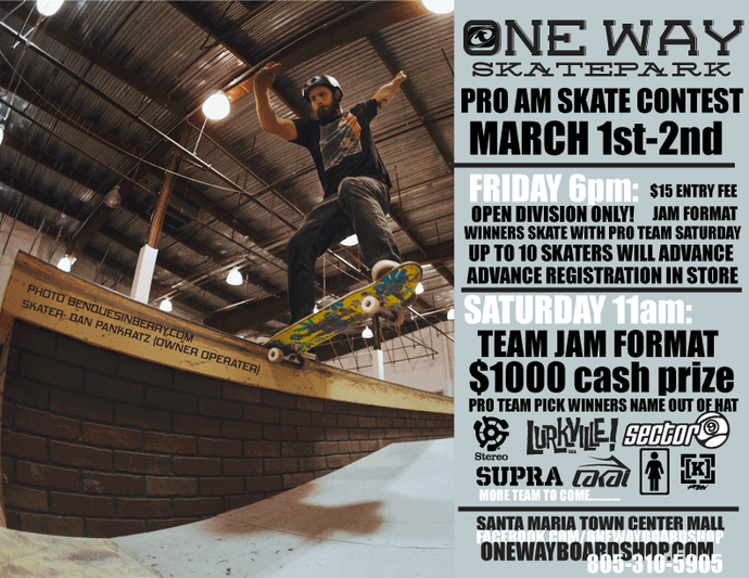 ONE-WAY SKATEPARK GRAND OPENING