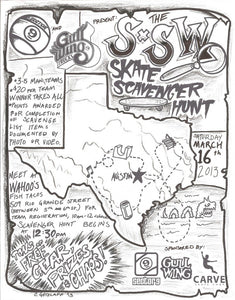 SXSW SKATE SCAVENGER HUNT!